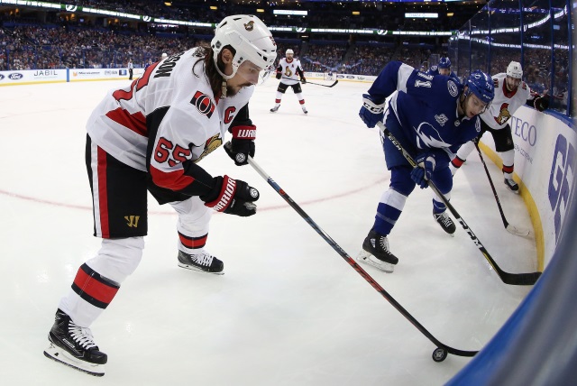 The Tampa Bay Lightning apparently still have some interest in Erik Karlsson.