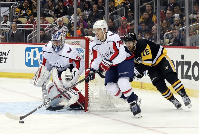 The Washington Capitals will be looking at the trade market for goaltender Philipp Grubauer to give him a shot at being a No. 1. The Capitals and John Carlson will meet soon.