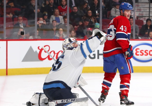 The Winnipeg Jets have traded Steve Mason to the Montreal Canadiens