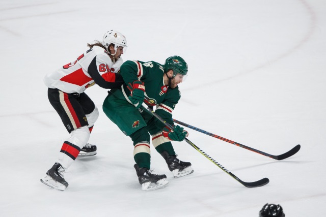 Erik Karlsson and Jason Zucker