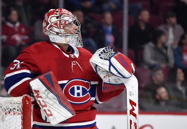 Montreal Canadiens goaltender Carey Price