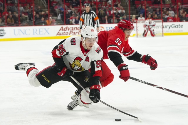 Hard to see the Ottawa Senators wanting to trade Matt Duchene right now. The Carolina Hurricanes did the right thing to trade Jeff Skinner this offseason if they didn't want to keep him.