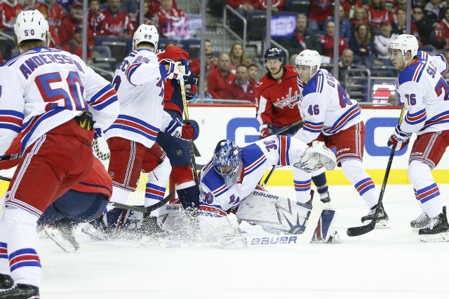 Henrik Lundqvist of the New York Rangers