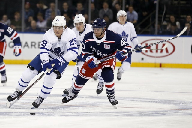 Toronto Maple Leafs GM Kyle Dubas meets with William Nylander's agent yesterday.