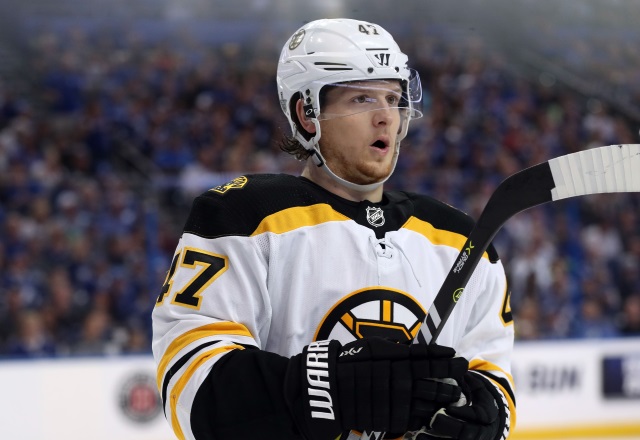 Boston Bruins defenseman Torey Krug to return.