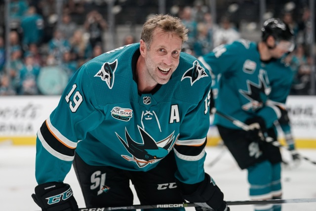 Joe Thornton returns to the lineup.