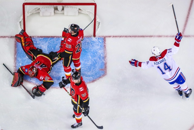 The Calgary Flames have been dealing with some goaltending issues this season.