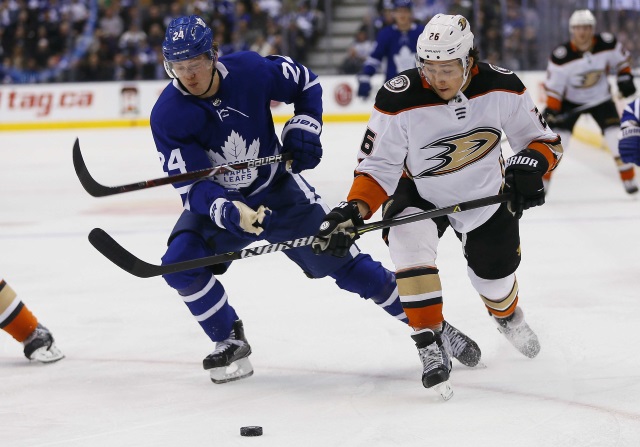 Anaheim Ducks defenseman Brandon Montour name has come up William Nylander speculation.