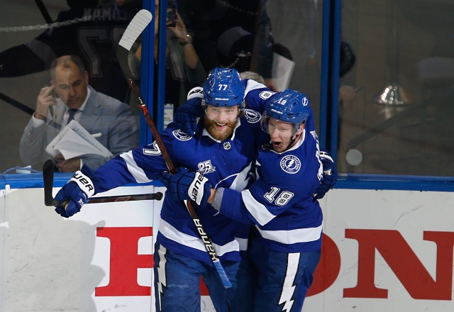 Victor Hedman and Ondrej Palat