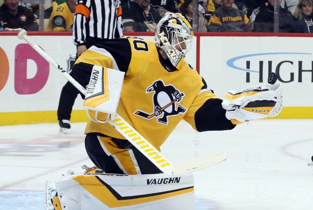 The Pittsburgh Penguins put Matt Murray on the IR.