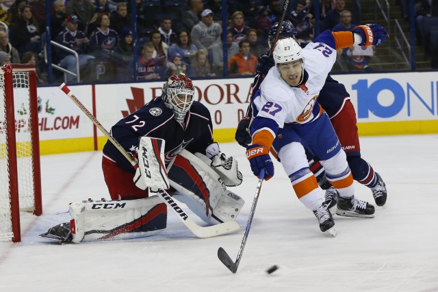 Sergei Bobrovsky and Anders Lee