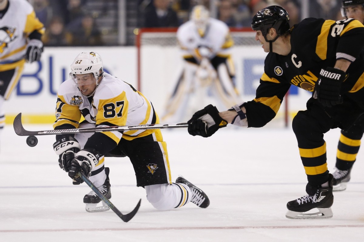 Sidney Crosby and Zdeno Chara