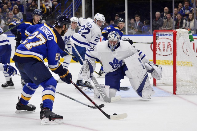 The Toronto Maple Leafs are looking for a power forward and right-handed defenseman. Do the St. Louis Blues blow if up and move someone like Alex Pietrangelo?