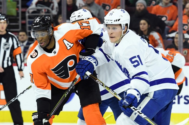 Jake Gardiner and the Toronto Maple Leafs could still work out a deal. The Philadelphia Flyers may look to move Wayne Simmonds if they don't turn things around.