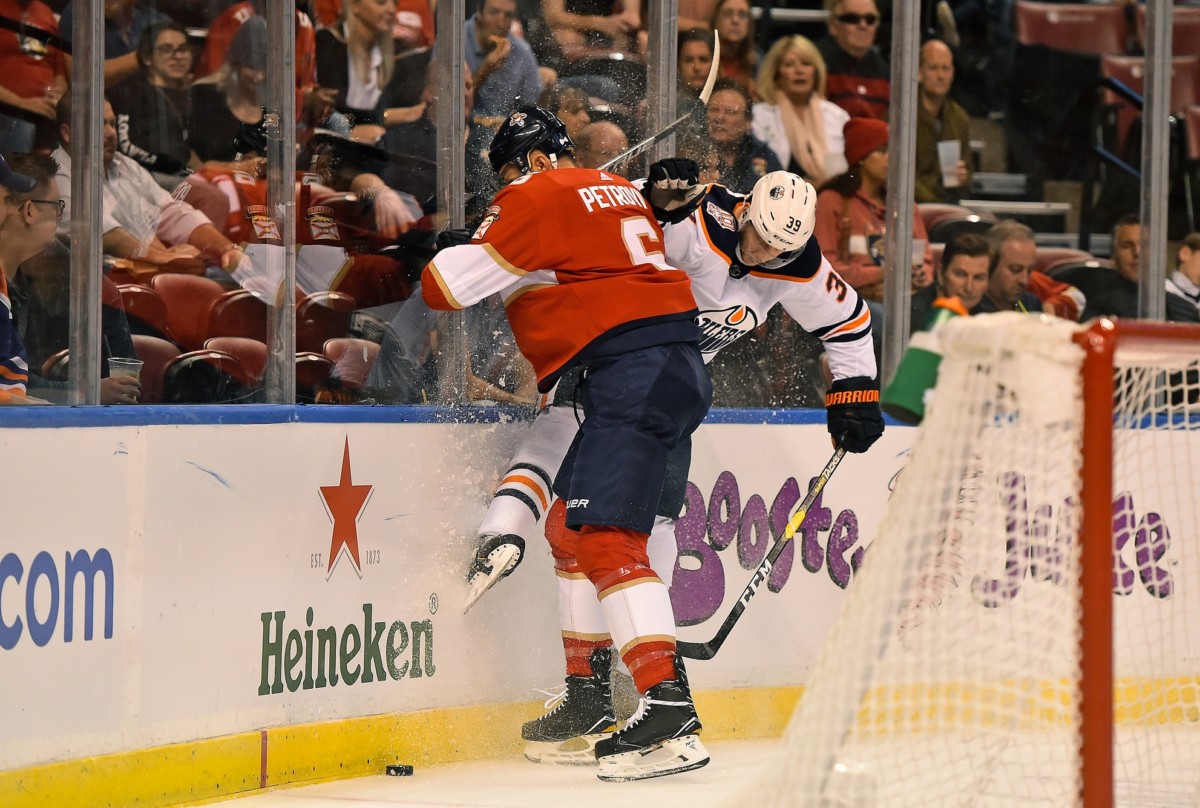 The Edmonton Oilers have acquired defenseman Alexander Petrovic from the Florida Panthers for defenseman Chris Wideman and a 2019 3rd round pick.