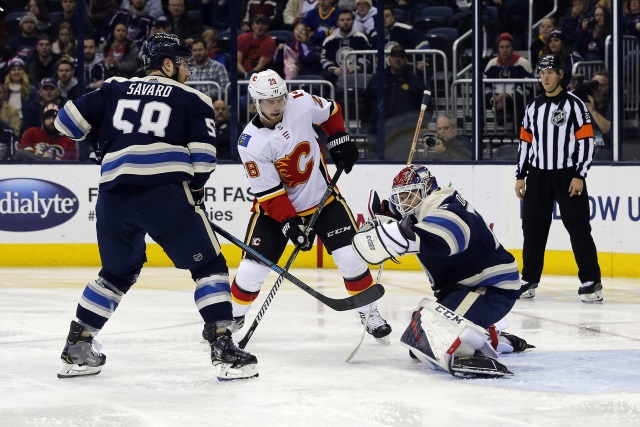 Calgary Flames and Columbus Blue Jackets combined for 15 goals last night.