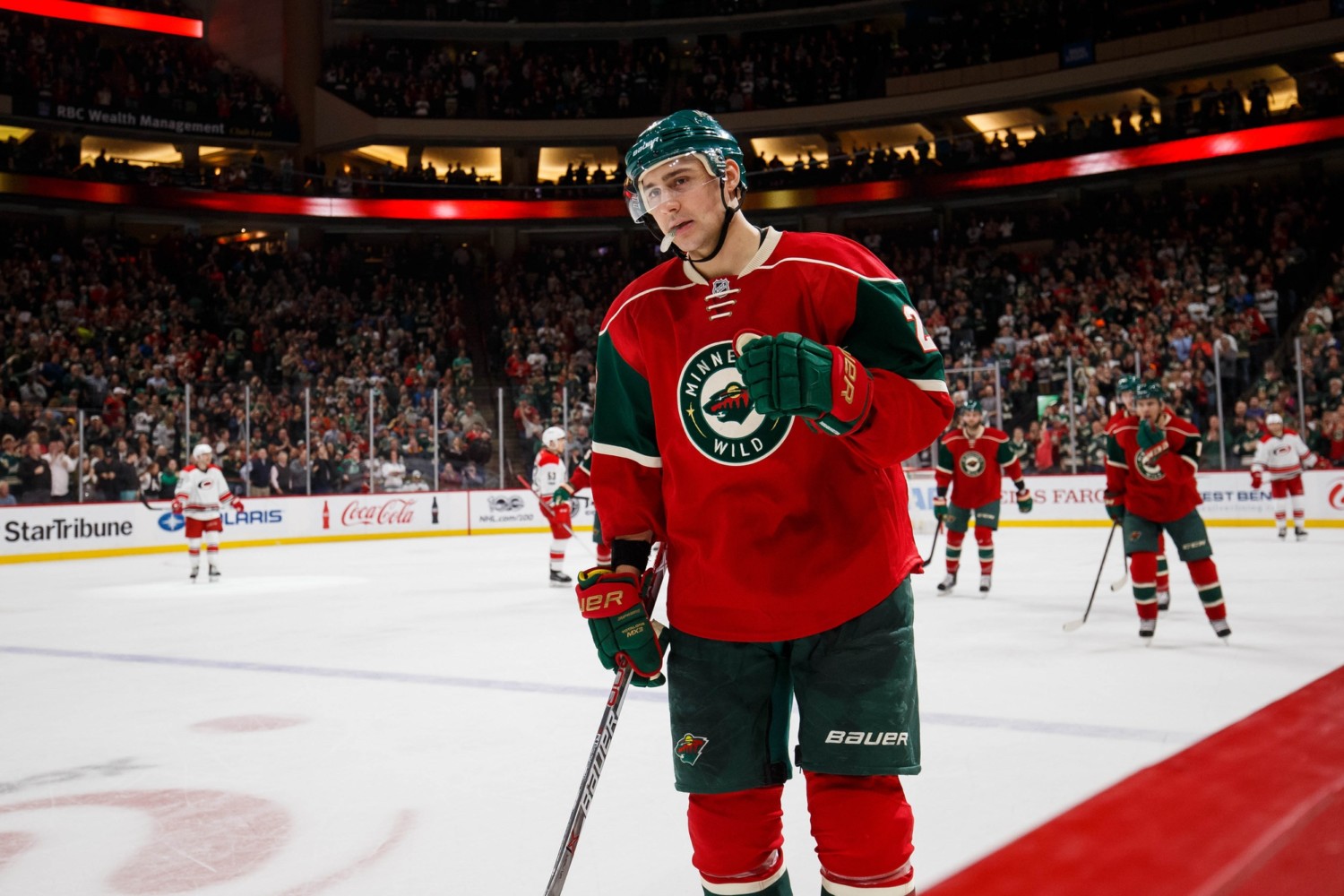 The Minnesota Wild have traded Nino Niederreiter to the Carolina Hurricanes for Viktor Rask.