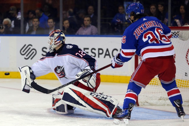 The Columbus Blue Jackets may be changing their tune on Sergei Bobrovsky. Mats Zuccarello has turned his play around and increase his trade value.