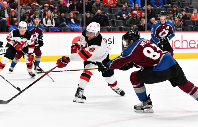 The Colorado Avalanche could use some secondary scoring. The New Jersey Devils will have lots of decisions to make regarding free agents.