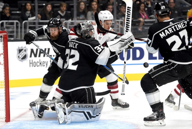 The Los Angeles Kings have just only begun making moves. Alec Martinez could be gone at the deadline. Jonathan Quick may be more of an offseason if they go down that road.