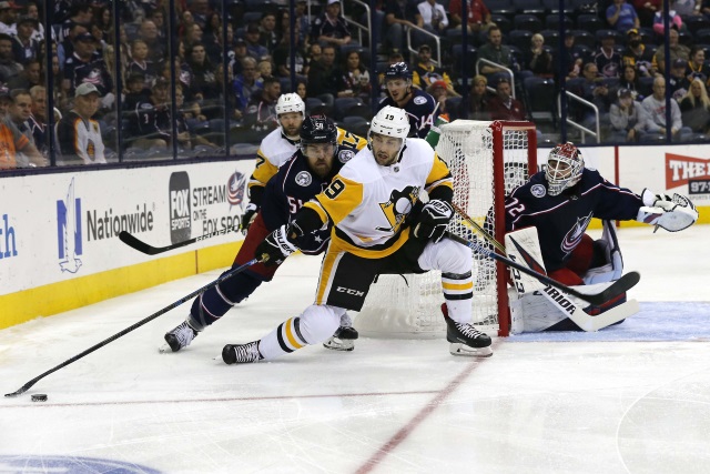 The Columbus Blue Jackets and Dallas Stars are among the teams that have shown interest in Pittsburgh Penguins forward Derick Brassard.