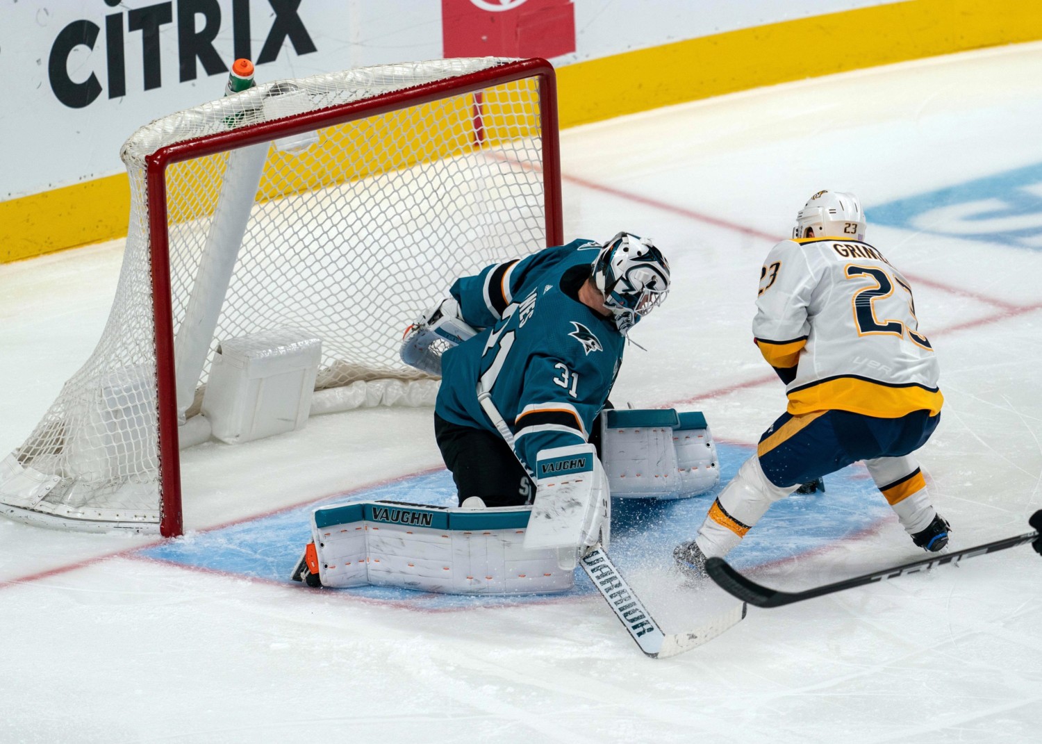 Nashville Predators and San Jose Sharks