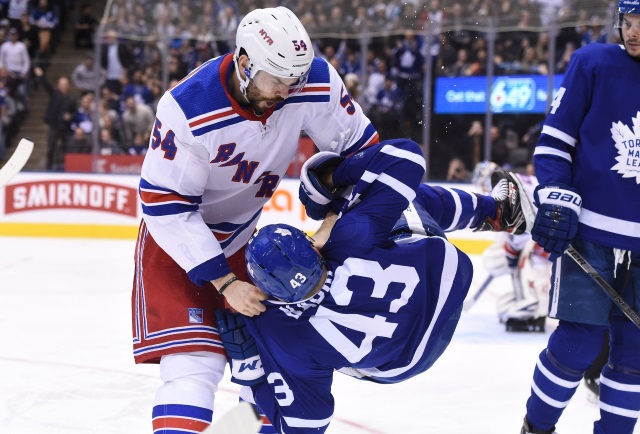 The New York Rangers have three pending free agents who will interest teams. The Toronto Maple Leafs are in the market for a goaltender.