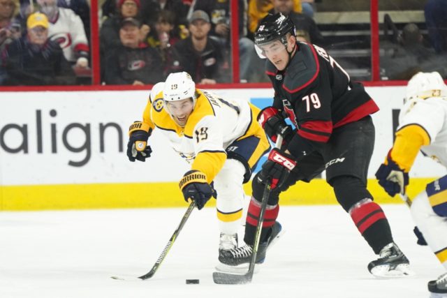 Carolina Hurricanes forward Micheal Ferland