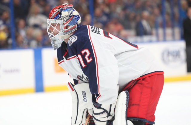 Columbus Blue Jackets goaltender Sergei Bobrovsky.