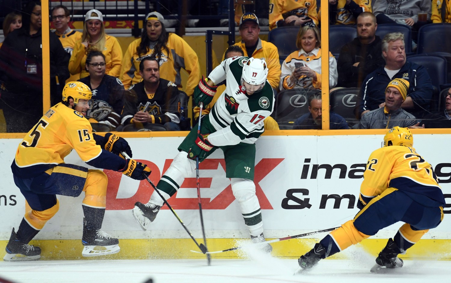 Nashville Predators and Minnesota Wild