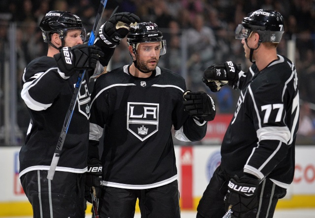 Los Angeles Kings Jeff Carter may be affected by trade talk. Dion Phaneuf unlikely to be traded.