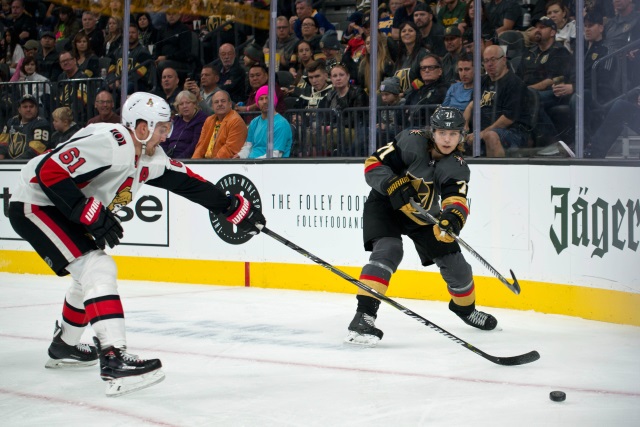 The Vegas Golden Knights are back in on Mark Stone.