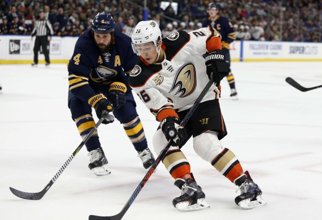 The Anaheim Ducks have traded defenseman Brandon Montour to the Buffalo Sabres for a conditional 2019 1st round draft pick and defensive prospect Brendan Guhle.