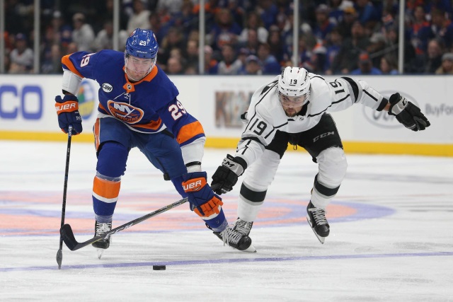 New York Islanders pending UFA Brock Nelson not stressing about deadline.