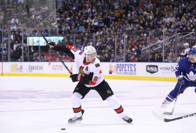 The Senators have turned their attention to Mark Stone. Matt Duchene could be on the move. Winnipeg Jets among the teams interested in the Senators pending UFAs.