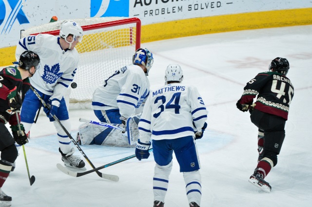 Toronto Maple Leafs and Arizona Coyotes