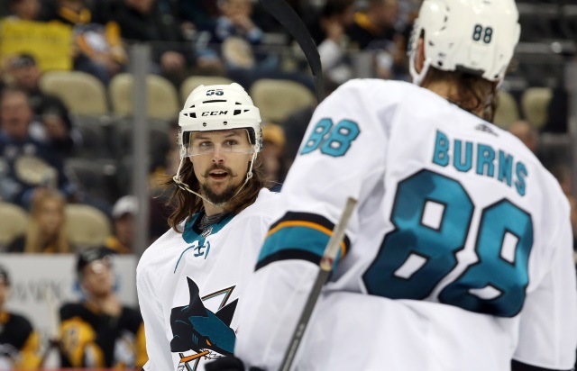 Sharks say Erik Karlsson is day-to-day