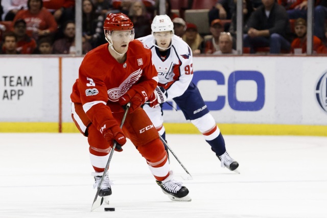 The Detroit Red Wings trade defenseman Nick Jensen to the Washington Capitals