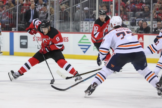 Taylor Hall and Oscar Klefbom