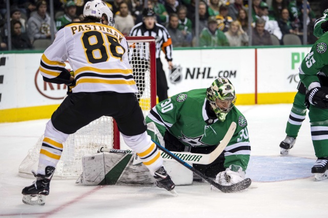 Updates on David Pastrnak and Brad Marchand. Anton Khudobin had COVID this offseason. COVID concerns for the Vancouver Canucks