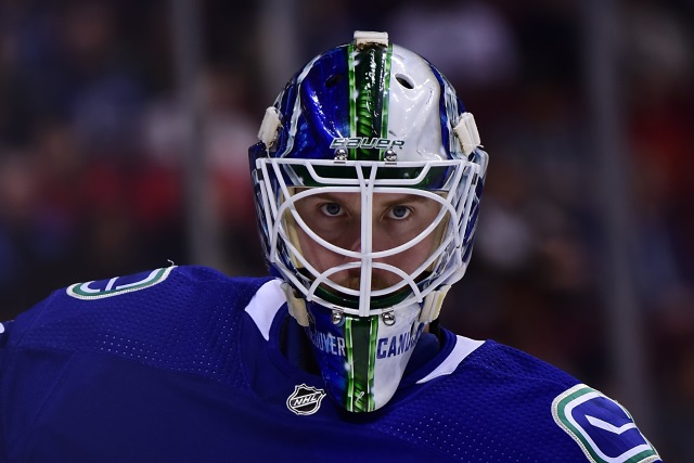 The Vancouver Canucks and Jacob Markstrom haven't talked contract extension yet.