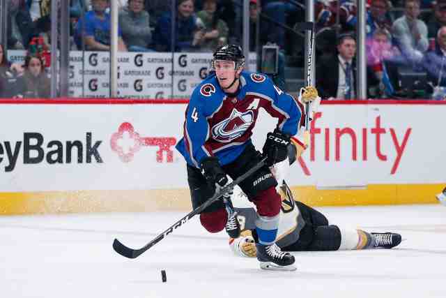 Tyson Barrie most regular season goals by an Avs/Nordiques defenseman