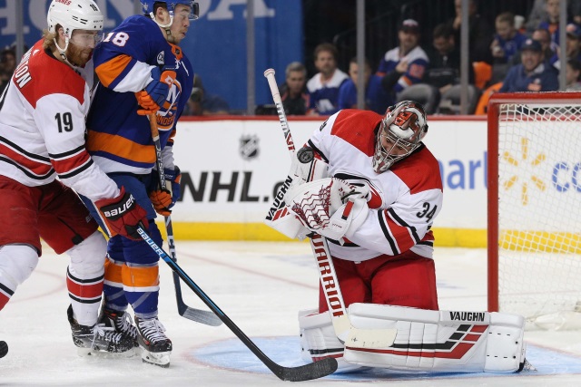 The Carolina Hurricanes lost Petr Mrazek and Trevor van Riemsdyk.