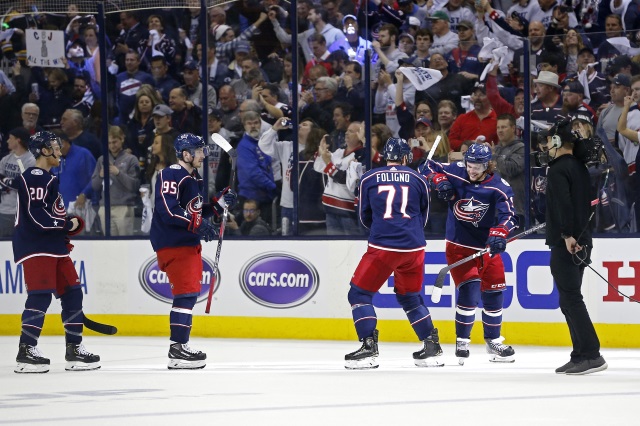 Columbus Blue Jackets pending free agents include Sergei Bobrovsky, Artemi Panarin and Matt Duchene