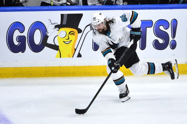 San Jose Sharks aren't saying much about defenseman Erik Karlsson.