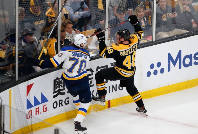 NHL Player Safety looking at Oscar Sundqvist's hit on Matt Grzelcyk