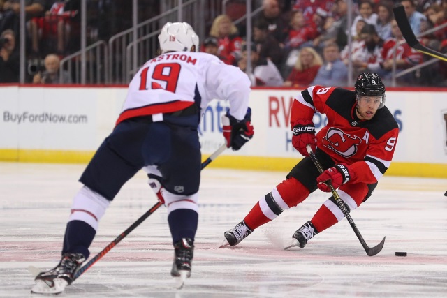 Taylor Hall and Nicklas Backstrom