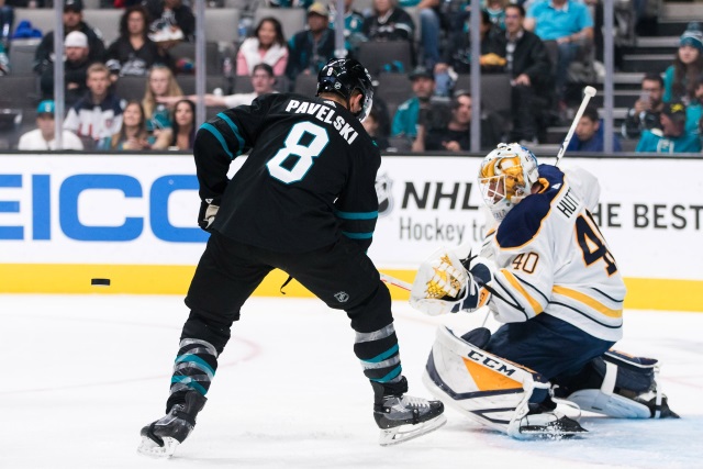 Joe Pavelski could end up with the Tampa Bay Lightning. Free agents the Buffalo Sabres could be interested in