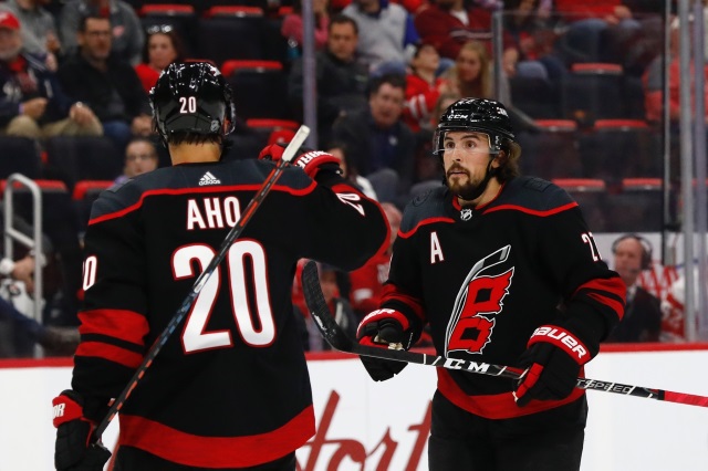 Capitals shoot down Justin Faulk interest. The Carolina Hurricanes and Sebastian Aho have some good contract talks.