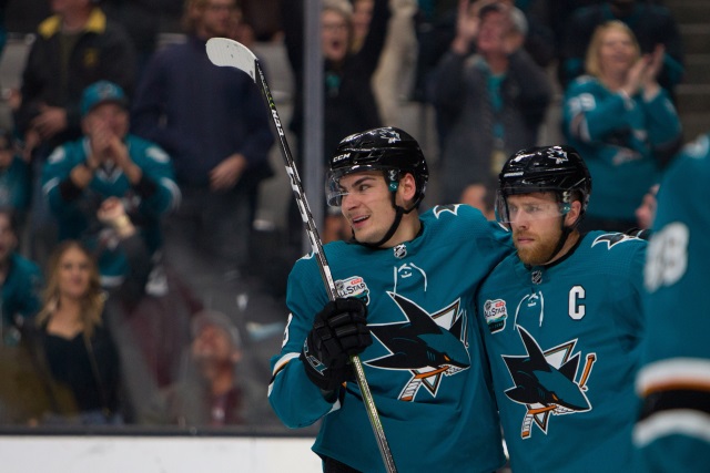 San Jose Sharks talking with free agents Joe Pavelski and Timo Meier.